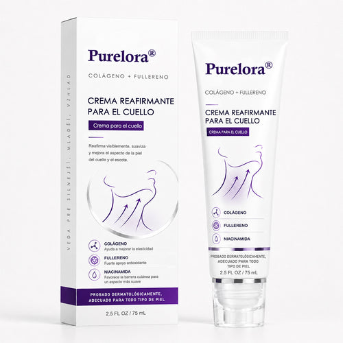 ✨ Purelora® Crema instantánea lifting para el cuello — 🧴 Enriquecida con retinol y ácido hialurónico | Ayuda a reafirmar la piel del cuello, reducir las arrugas y mejorar la apariencia de la papada