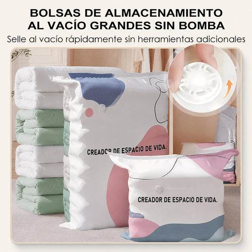 💥100K+ VENDIDOS🛒 Bolsas de vacío de gran capacidad – ¡No necesita bomba! 💨✨ ¡ÚLTIMO DÍA, COMPRE 3 Y LLEVE 2 GRATIS!!🛒