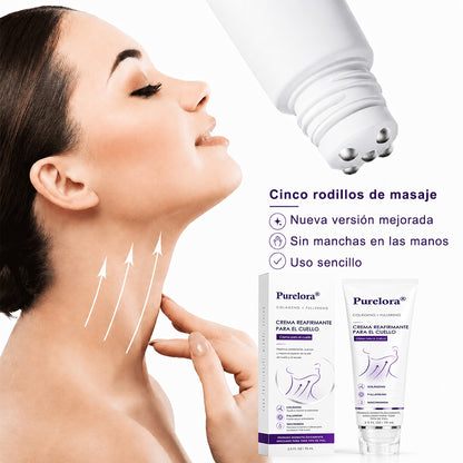 ✨ Purelora® Crema instantánea lifting para el cuello — 🧴 Enriquecida con retinol y ácido hialurónico | Ayuda a reafirmar la piel del cuello, reducir las arrugas y mejorar la apariencia de la papada