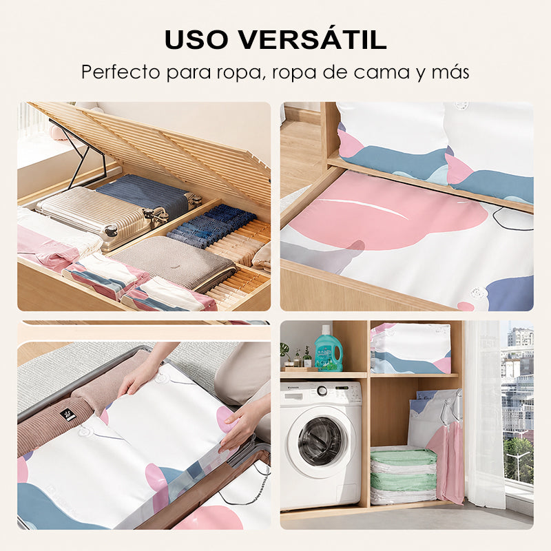 💥100K+ VENDIDOS🛒 Bolsas de vacío de gran capacidad – ¡No necesita bomba! 💨✨ ¡ÚLTIMO DÍA, COMPRE 3 Y LLEVE 2 GRATIS!!🛒