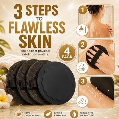 🧼 Soft Rubber Shower Scrubber – Gentle Yet Effective, Exfoliates & Cleanses All Skin Types