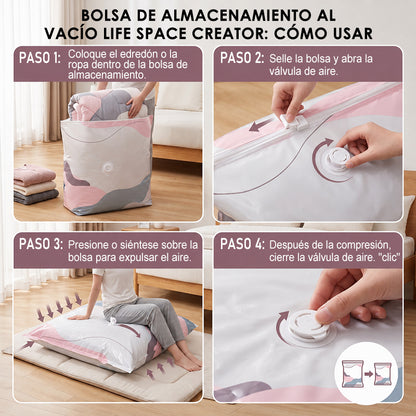 💥100K+ VENDIDOS🛒 Bolsas de vacío de gran capacidad – ¡No necesita bomba! 💨✨ ¡ÚLTIMO DÍA, COMPRE 3 Y LLEVE 2 GRATIS!!🛒