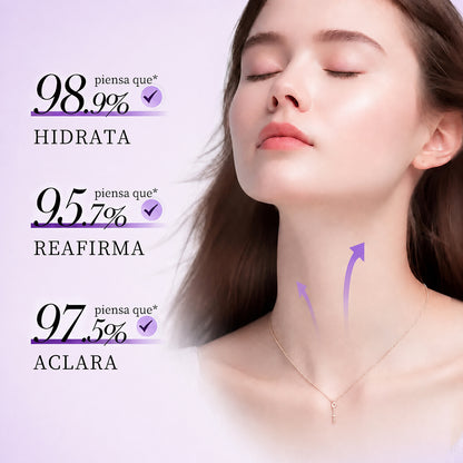 ✨ Purelora® Crema instantánea lifting para el cuello — 🧴 Enriquecida con retinol y ácido hialurónico | Ayuda a reafirmar la piel del cuello, reducir las arrugas y mejorar la apariencia de la papada