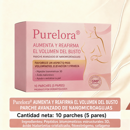 🏆Purelora® ✨Parche Avanzado de Nanomicroagujas para Aumentar el Volumen y Reafirmar los Senos🎀